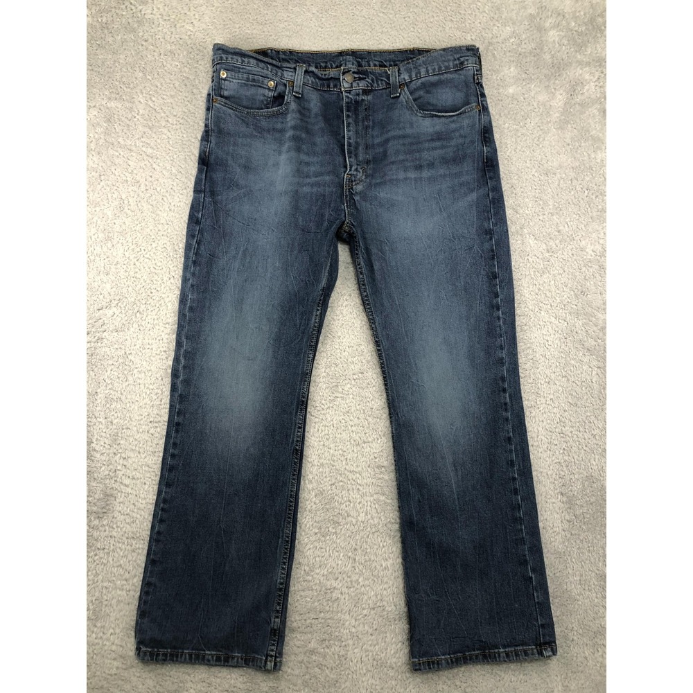 Levi's 527 Jeans Mens 38x28 (Tag 38x30) Blue Slim Bootcut Denim